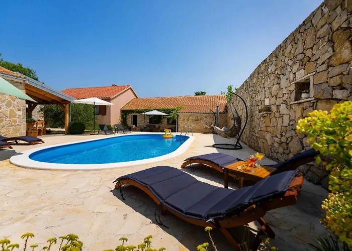 Дом отдыха Family Friendly House With A Swimming Pool Benkovac, Zagora - 25209
